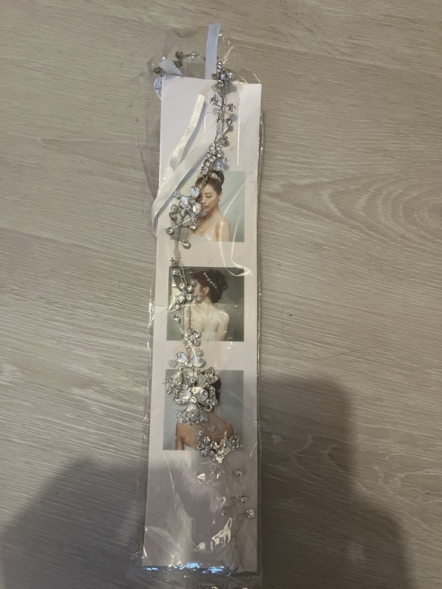 Accessori per capelli: Haarschmuck Braut Kristall Perlen Silber Neu  – Nuovo (secondo la descrizione) da Derendingen venduto da CaMiPa5 3