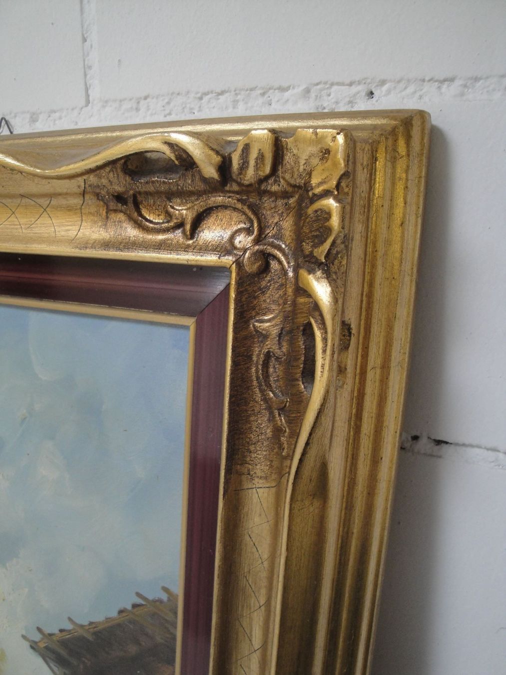Gemälde: Oelbild auf Leinwand m.Signatur – Gebraucht aus Trachslau von post35 3