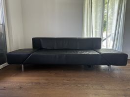 Jori - Sofa / echt Leder - schwarz
