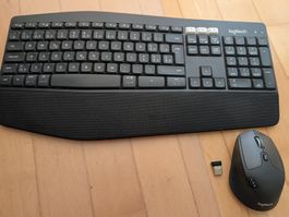 Logitech Keyboard Kabellos K850 mit Maus M720