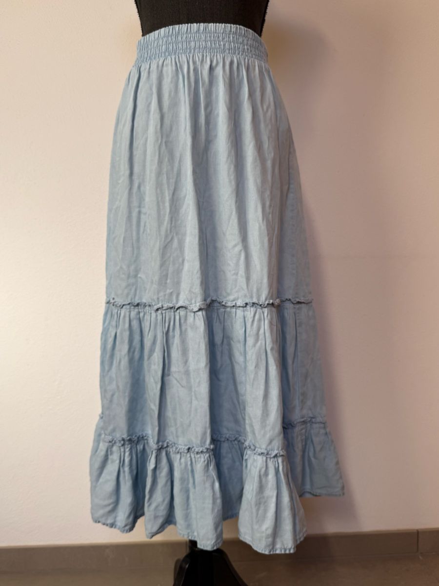 Röcke: Boho Maxirock in Jeansoptik  – Neu (gemäss Beschreibung) aus Sigriswil von ck56