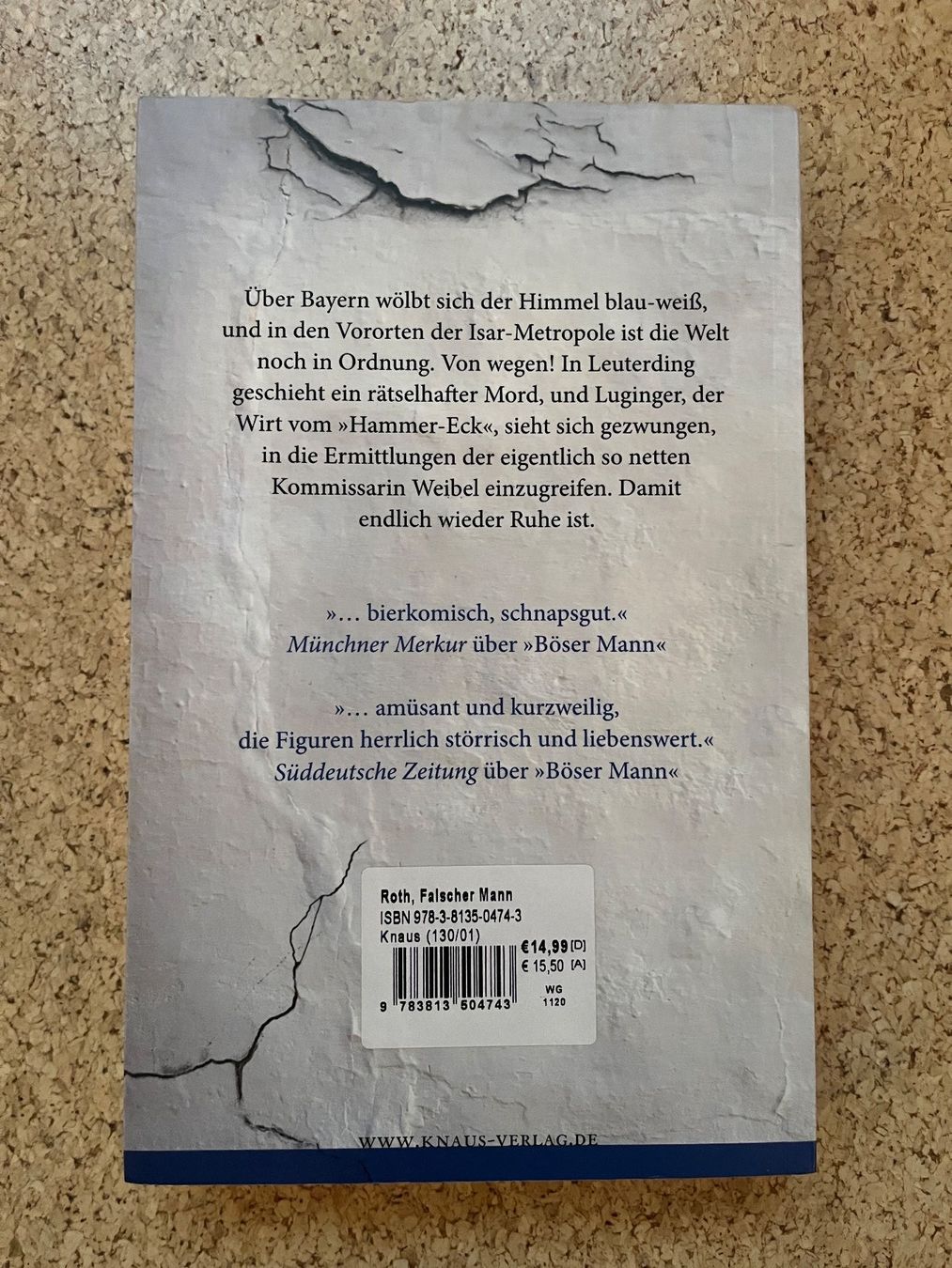 Libri: Taschenbuch "Falscher Mann", Franz Xaver Roth – Usato da Grosswangen venduto da Vita500 1