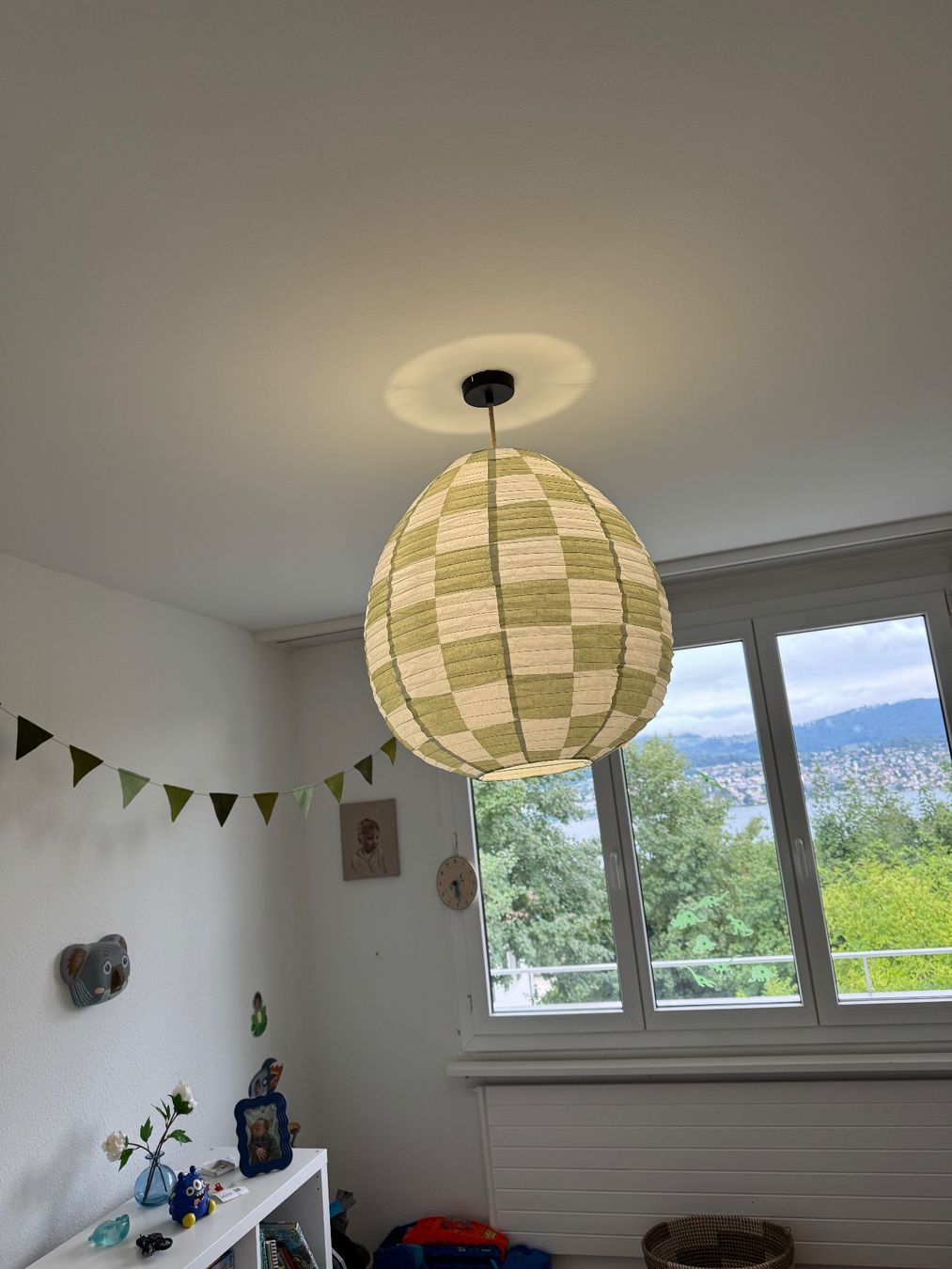 Lampade: 55cm Diameter Checkerboard Globe Ceiling Light – Usato da Küsnacht ZH venduto da jda_6kry 2