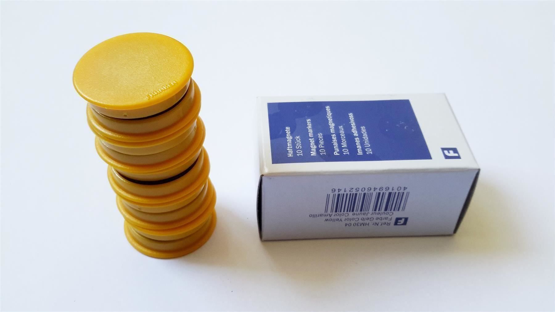 Calamite: Magnete 10 Stück, 32 mm, gelb – Nuovo e nell'imballaggio originale da St. Gallen venduto da cointec 6