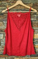 Top mit Spitze H&M Gr. L rot
