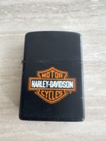Zippo Feuerzeug 8.1990 Harley-Davidson schwarz gebraucht