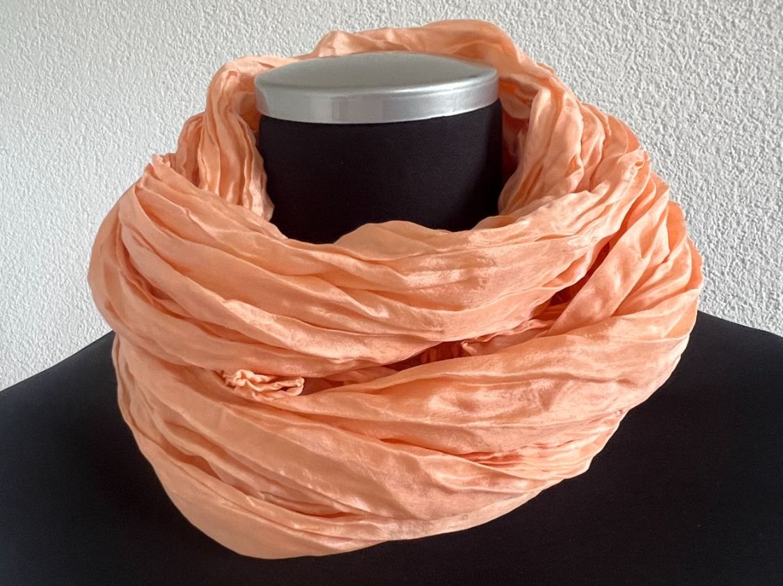 Colora Foulards, Tücher & Schals: Colora Schal, 100% Seide, helles Lachs, NEU – Neu (gemäss Beschreibung) aus Worb von farben20zauber 1