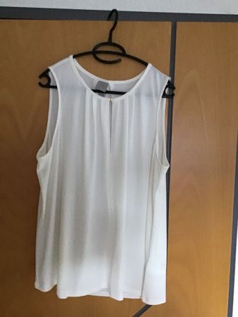 Damen Sommerbluse XL, neu, cremefarbig