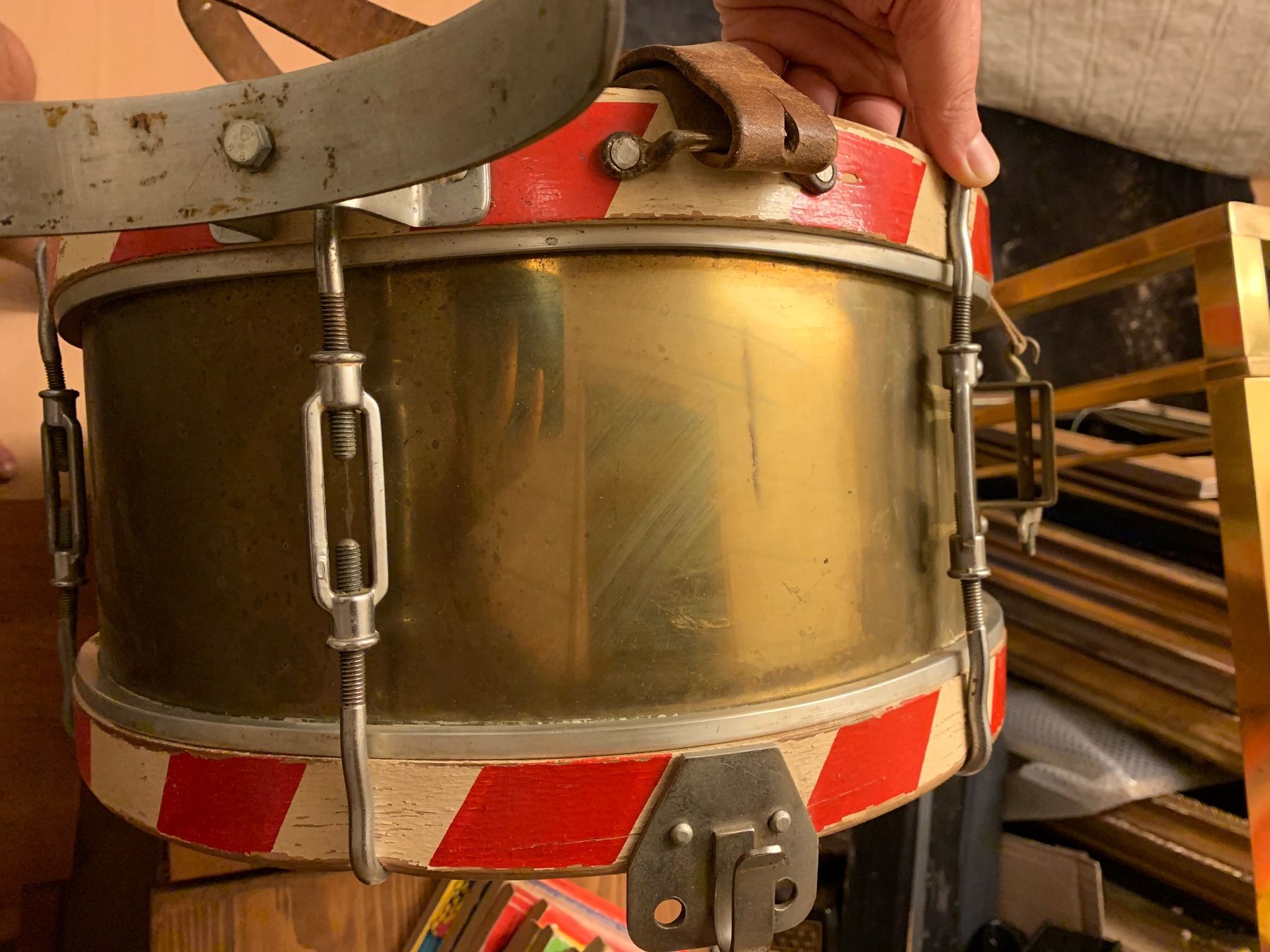 Schweizer Armee Strumenti musicali: Militär Trommel Imperial Schweiz – Usato da Wolfhalden venduto da SecondAntique 6