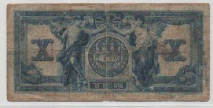 Banconote: 10 DOLLARI - ANNO 1935 - CANADA – Usato da CHIASSO venduto da Rochelle59. 1