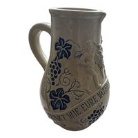 Weinkrug aus Steingut - 1 liter  neuwertig
