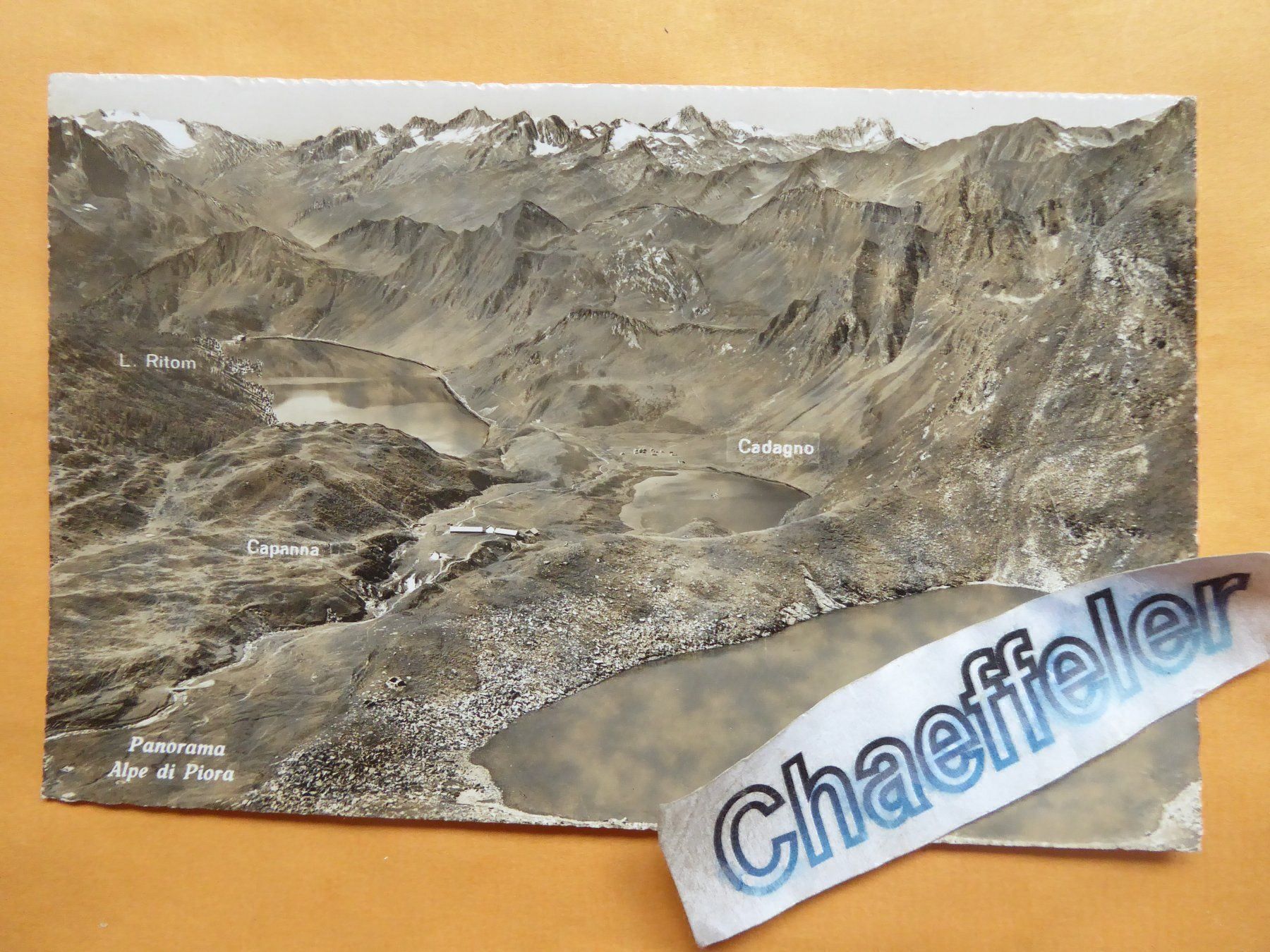 Cartoline postali: Panorama Alpe di Piora – Usato da Zürich venduto da Chaeffeler