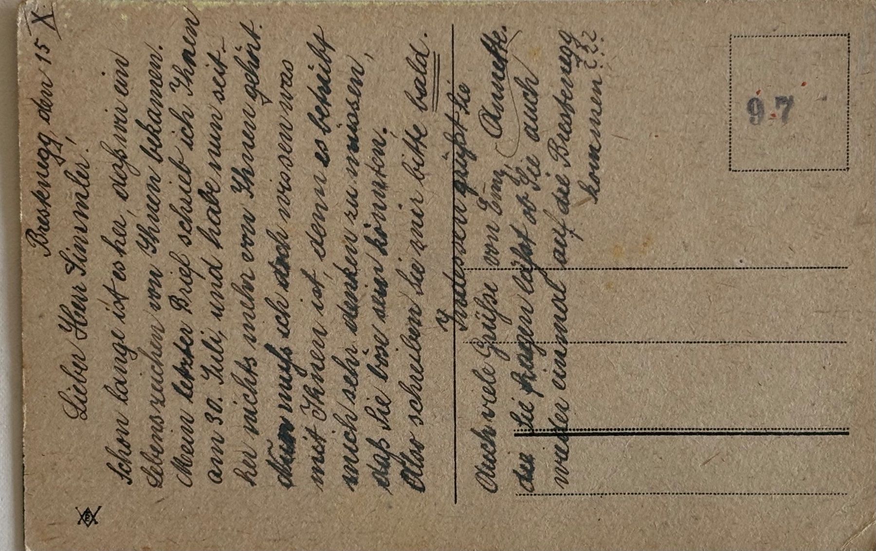 Cartes postales: Landschaft, Handgemalt, TOP! – D'occasion à Frauenfeld par Merk52 1