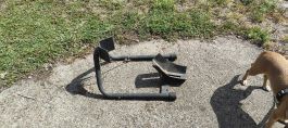 Motorrad Ständer Vorderrad schwarz gebraucht