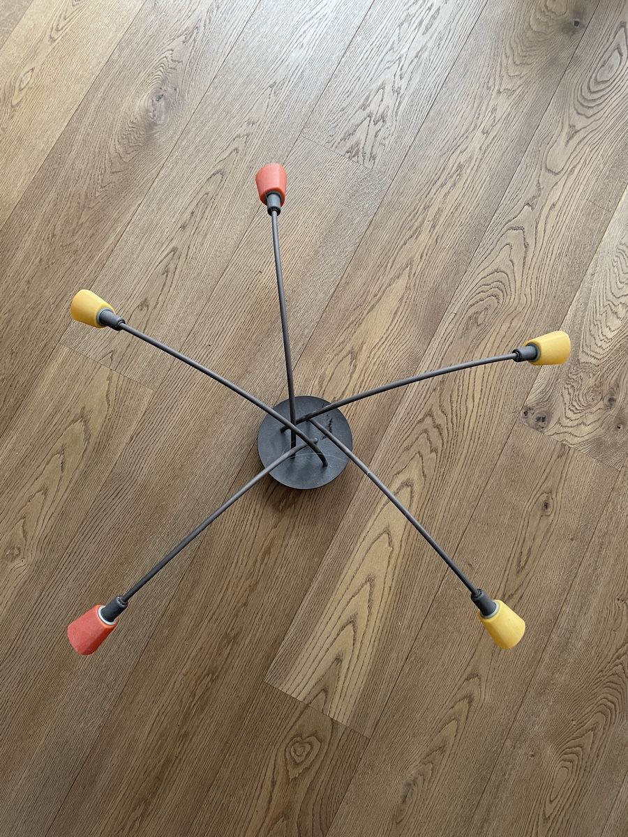 Lampade: Steh-und Deckenleuchte in Retro Atomic-Stil – Usato da Birsfelden venduto da kek_hs58 2