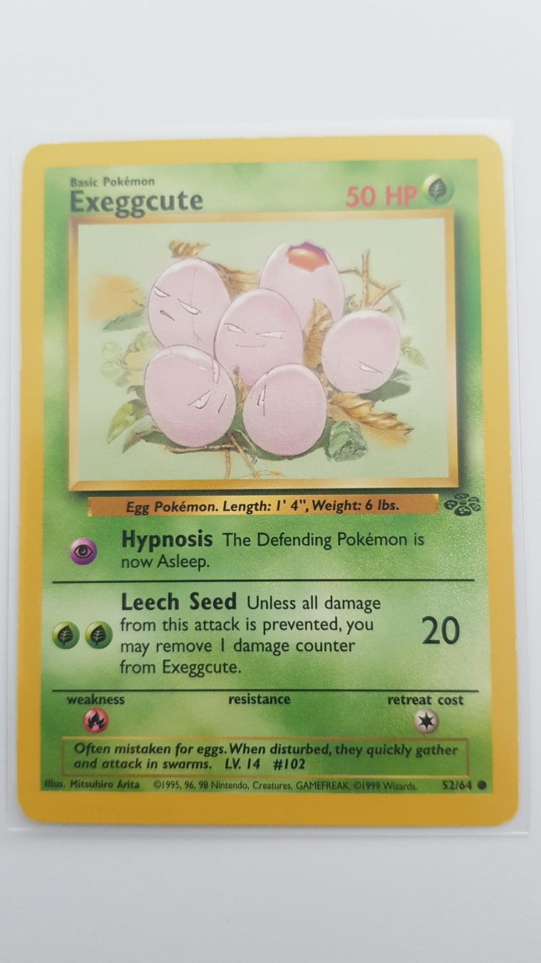 Pokémon Carte collezionabili: Jungle - 52 - Exeggcute – Usato da Neuchâtel venduto da bilao
