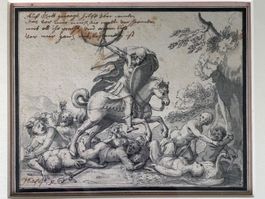 Johann-Melchior FÜSSLI (1677–1736) - Altmeister Zeichnung
