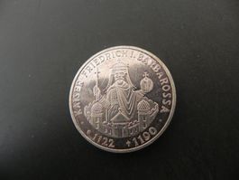 Deutschland 10 Mark 1990 F Barbarossa Silber 15.5g