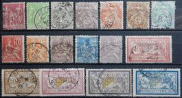Frankreich ex. Kat. 81-100 gest. 1899/1900