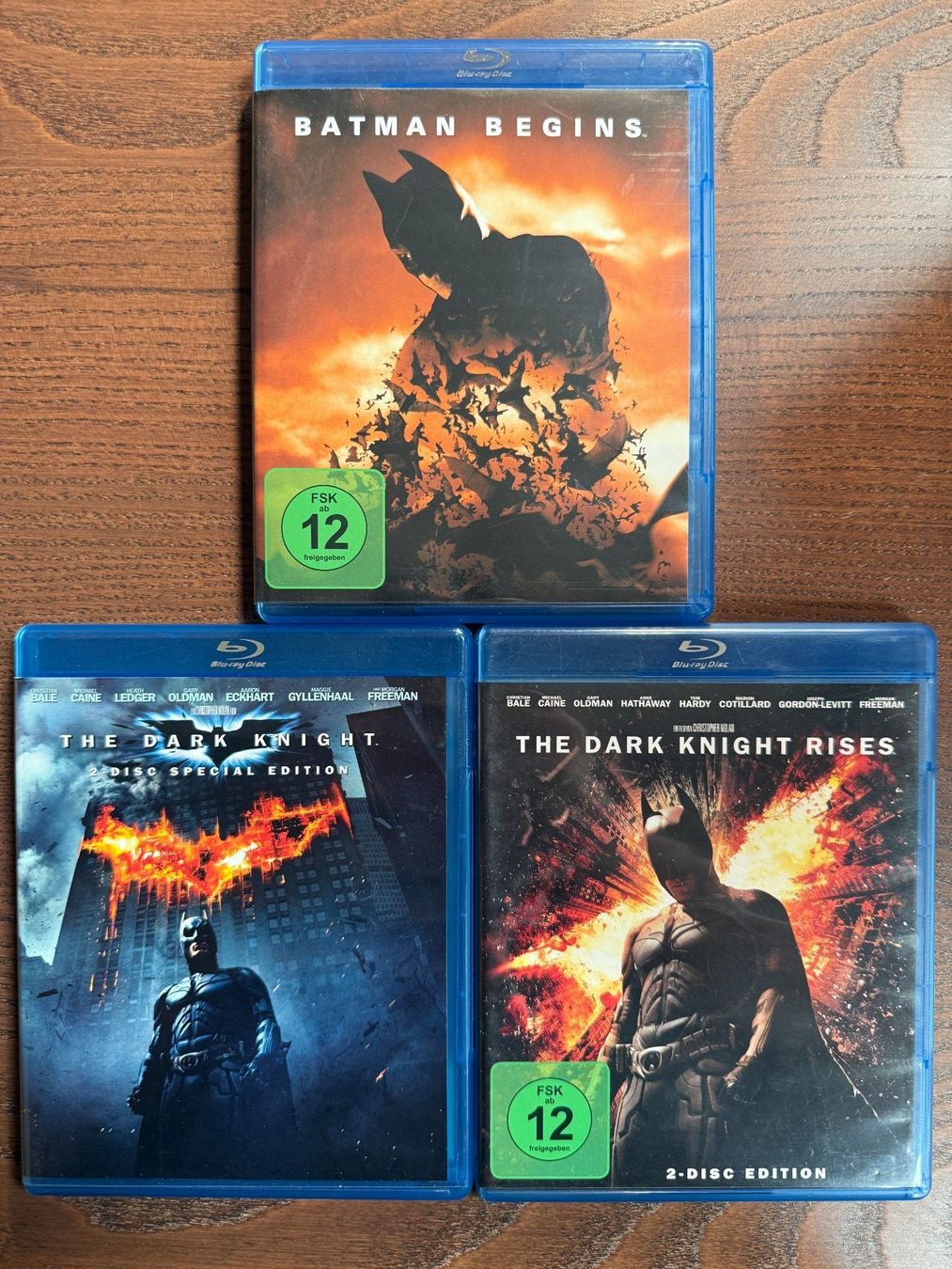 Alle DVDs: Batman Trilogie – Gebraucht aus Zürich von Blu-ray_ZH