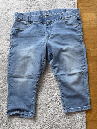 Sommer Jeans Capri Hose, hellblau, Gr.50