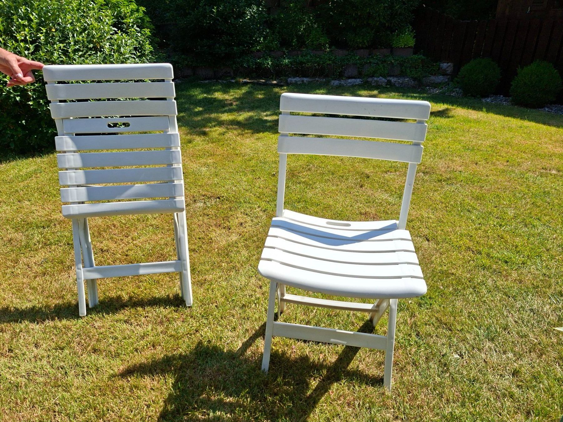 Sedie: 2 Klappstühle aus Kunststoff – Usato da Nussbaumen AG venduto da For_sale1 1