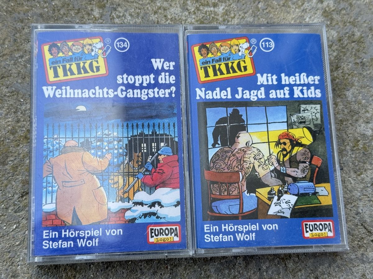 Kompaktkassetten: 2x TKKG Hörspielkassetten  – Gebraucht aus Allschwil von Collector.Shop.Swizz