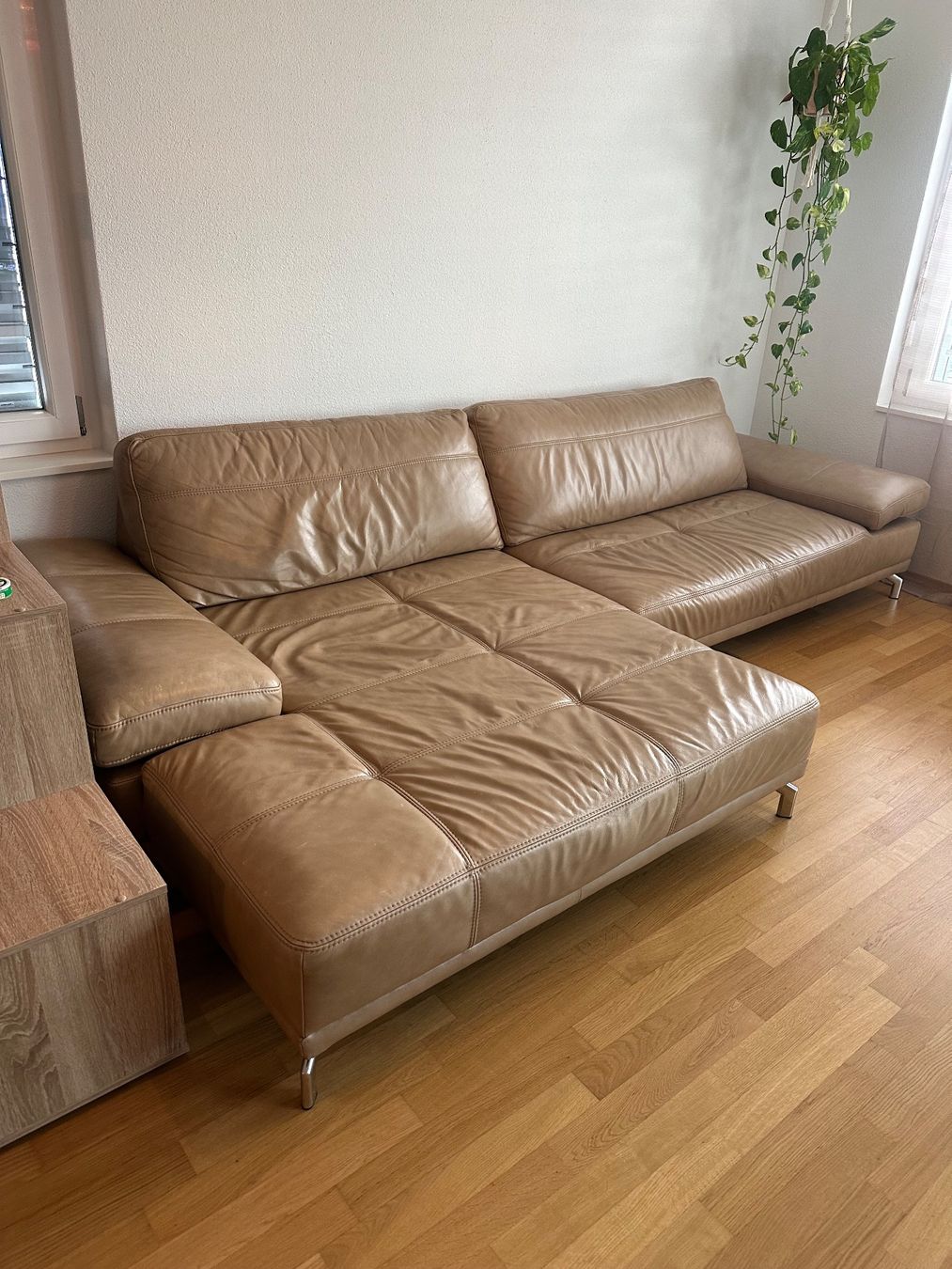 Divani: Ecksofa Leder hellbraun gebrauchter Zustand – Usato da Schenkon venduto da luca__16 1