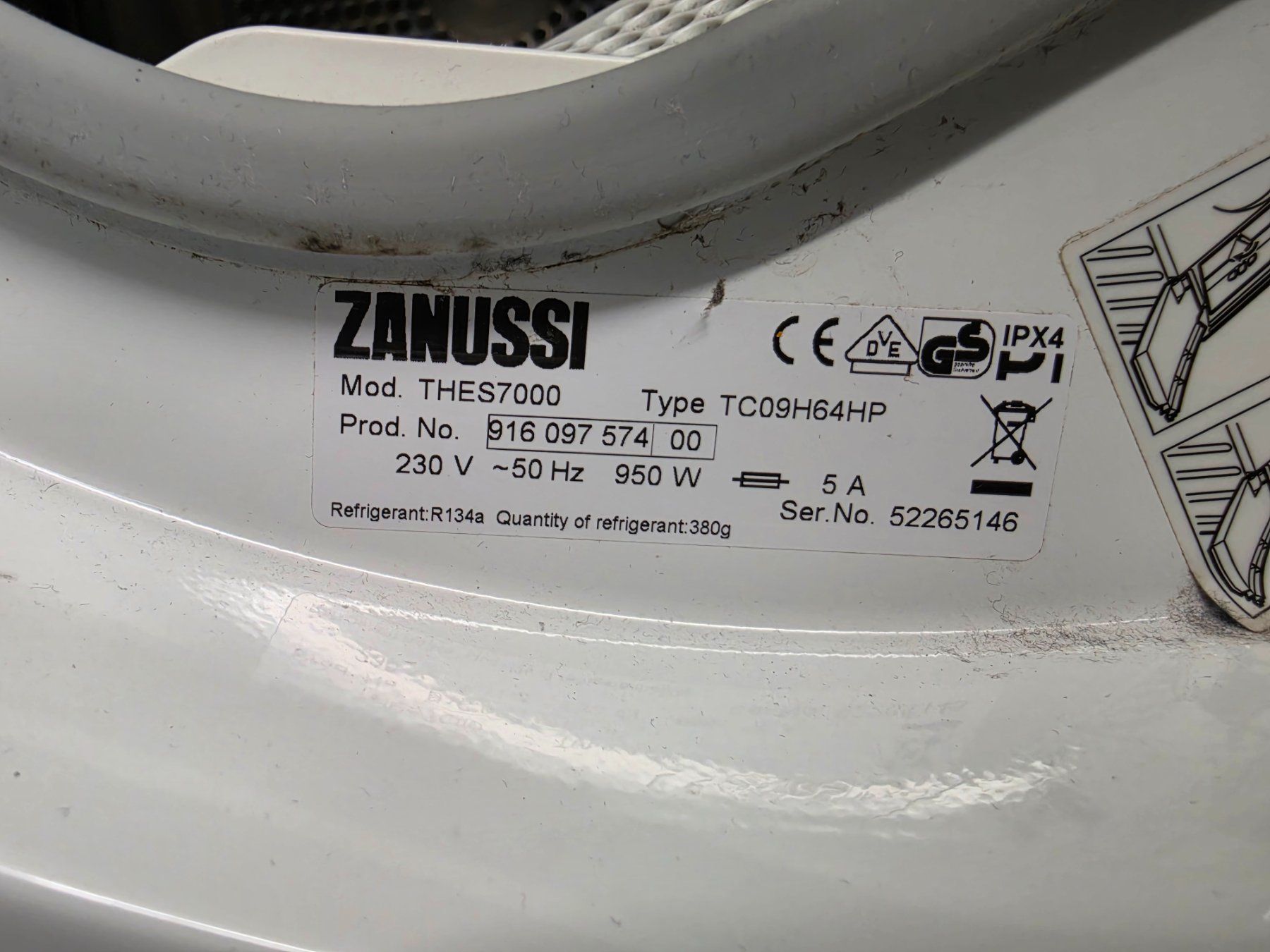 Asciugatrici: Zanussi Tumbler – Difettoso da Netstal venduto da racer55 2