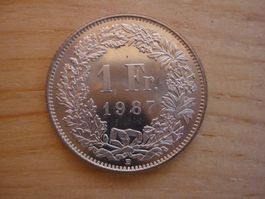 (C1) 1 Franken 1987 STGL
