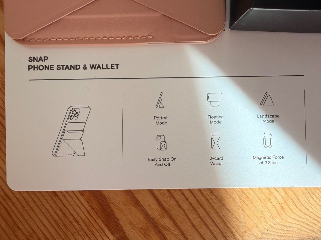 Altro in Decorazioni & Accessori: Support magnétique MOFT SNAP STAND&WALLET rose – Nuovo e nell'imballaggio originale da Delémont venduto da sem.ch 4