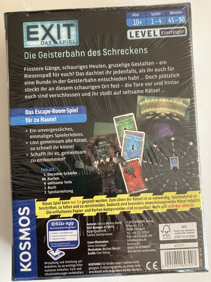 Giochi: Exit Geisterbahn des Schreckens – Nuovo e nell'imballaggio originale da Emmenbrücke venduto da JJ_89 1