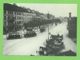 Alter Bad. Bahnhof Basel an der Bahnhofstrasse