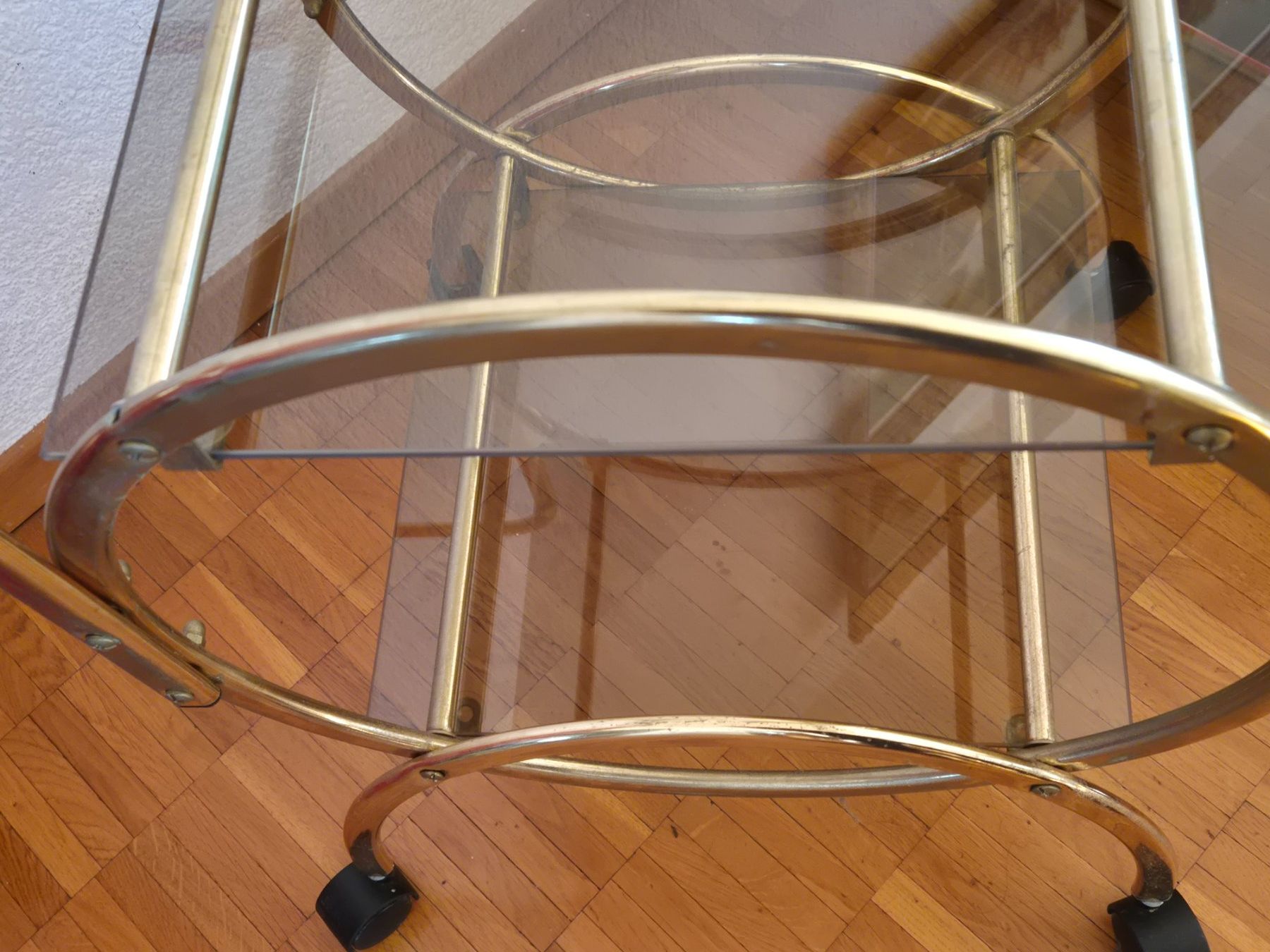 Carrelli di servizio: Vintage Servierwagen / edler Servierboy – Usato da Monthey venduto da McAuthor 1
