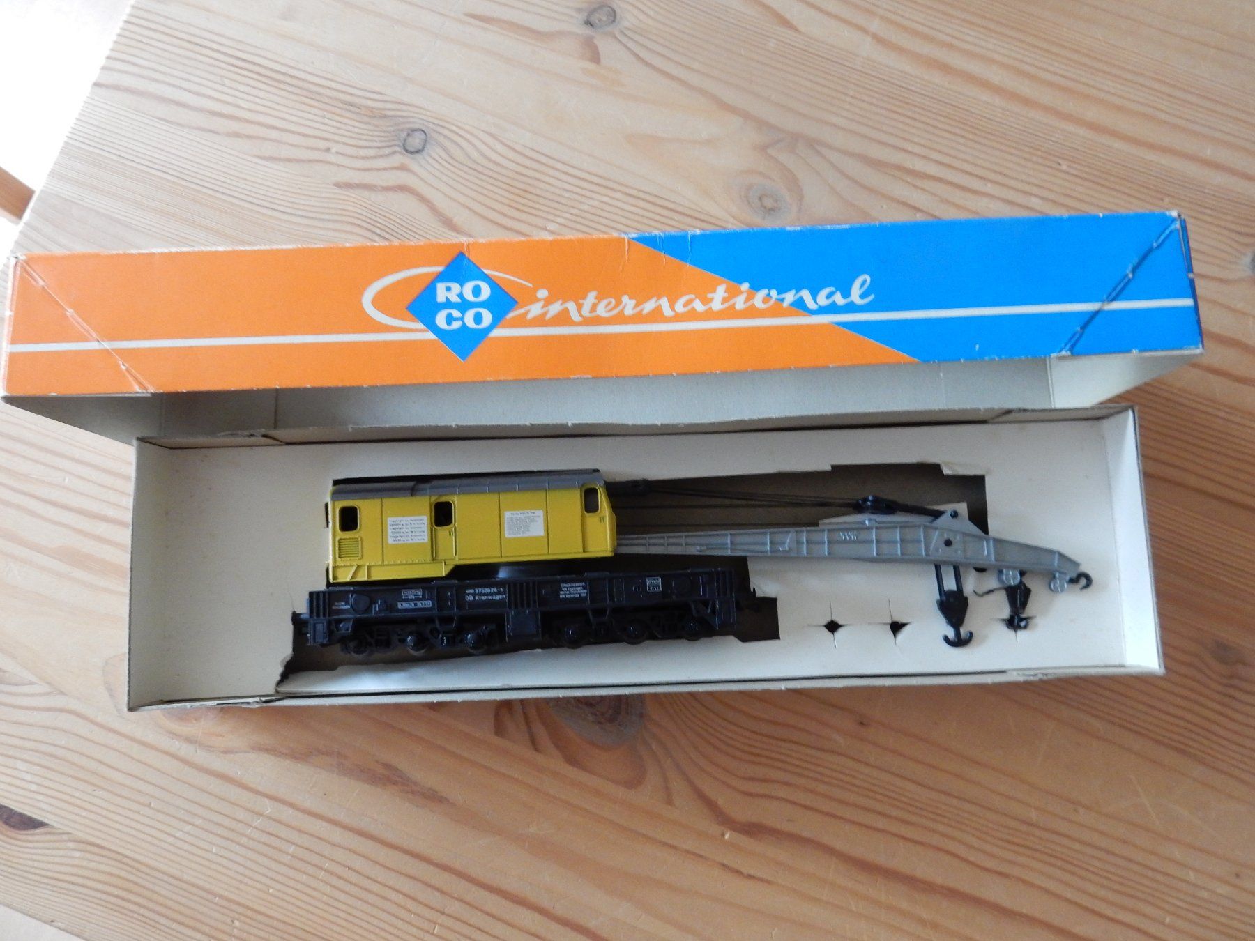 Roco Kit di modellismo & Modellini statici: Modell: beweglicher Eisenbahn-Kran ROCO H0 4316B – Usato da Jona venduto da simongarden 2
