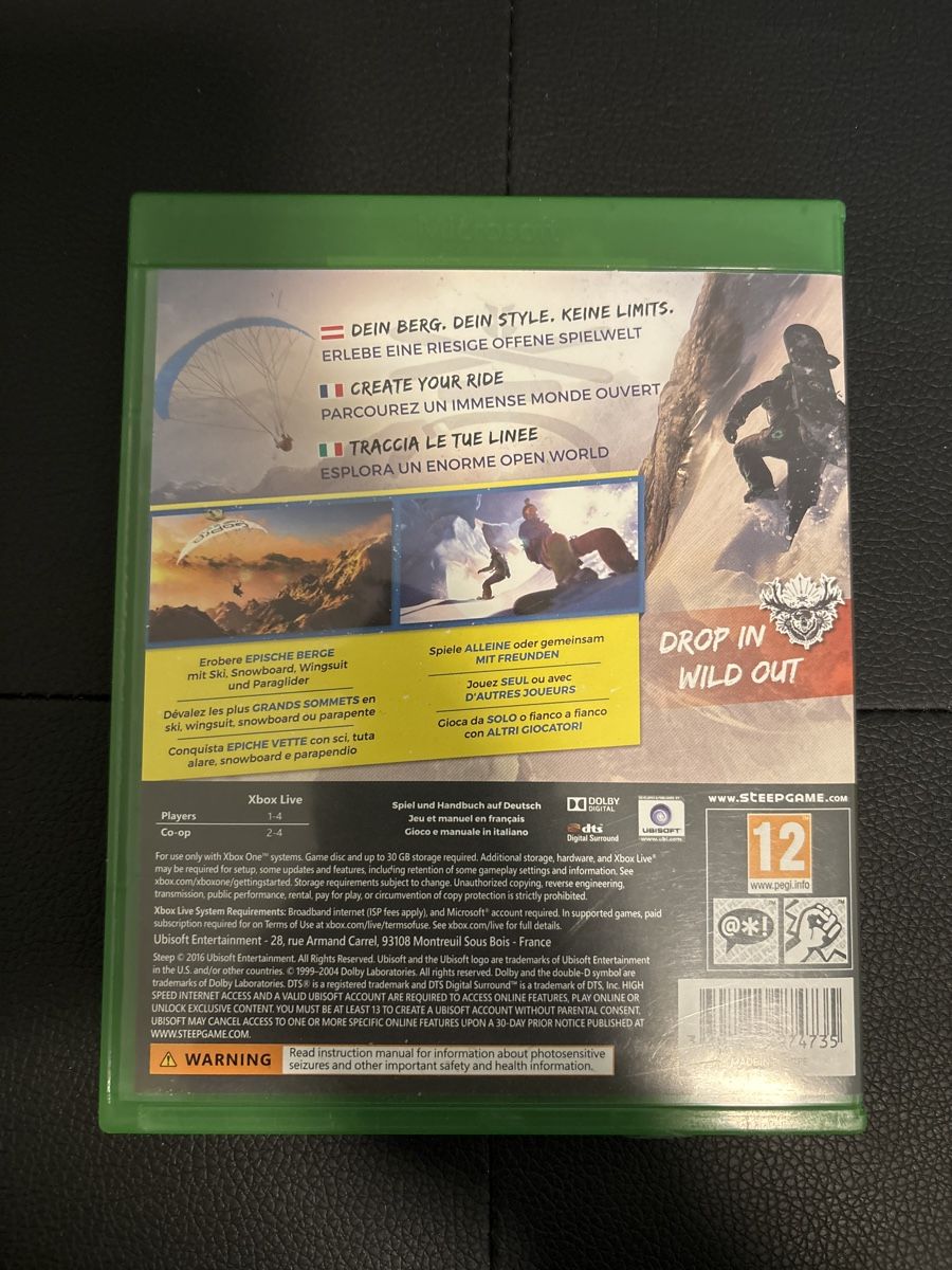 Giochi: Steep - Xbox One – Nuovo (secondo la descrizione) da Balgach venduto da robkgu 1