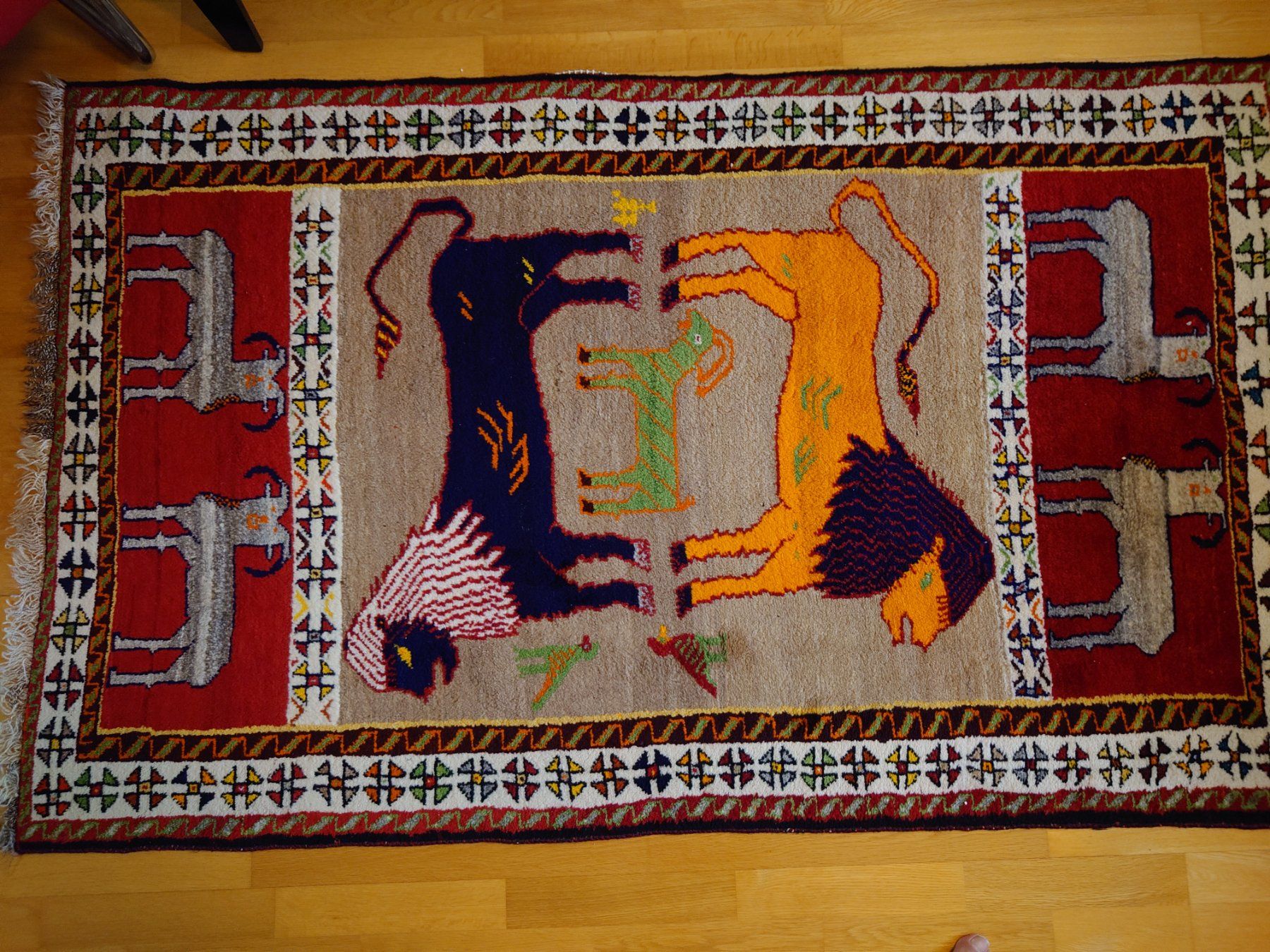 Tappeti: Gabbeh alt Löwengabbeh 184 x 111cm – Usato da St. Gallen venduto da SG005 6