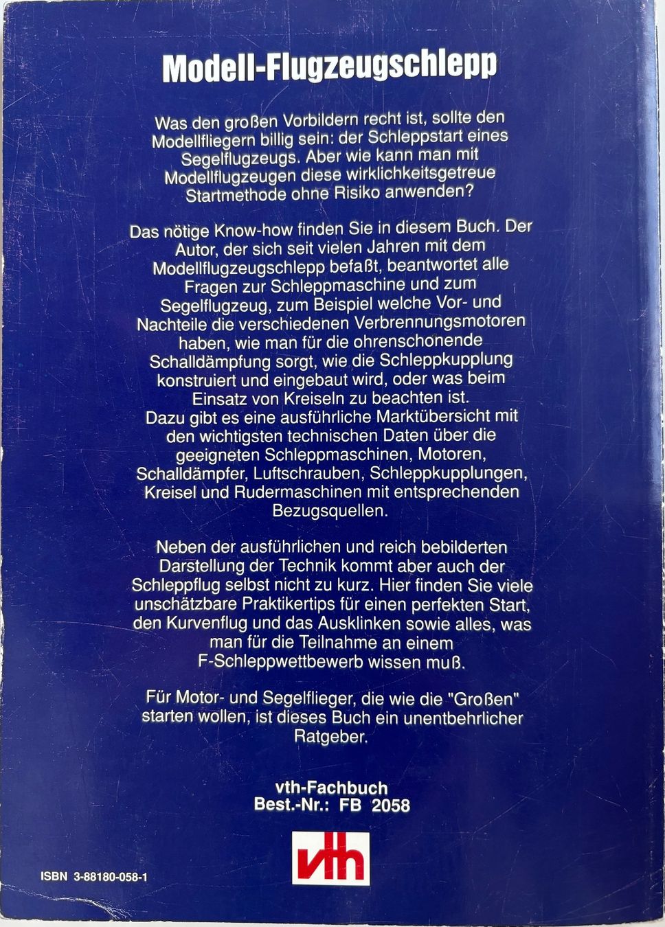Libri: Modell-Flugzeugschlepp – Usato da Ebnat-Kappel venduto da pourlemerite 1