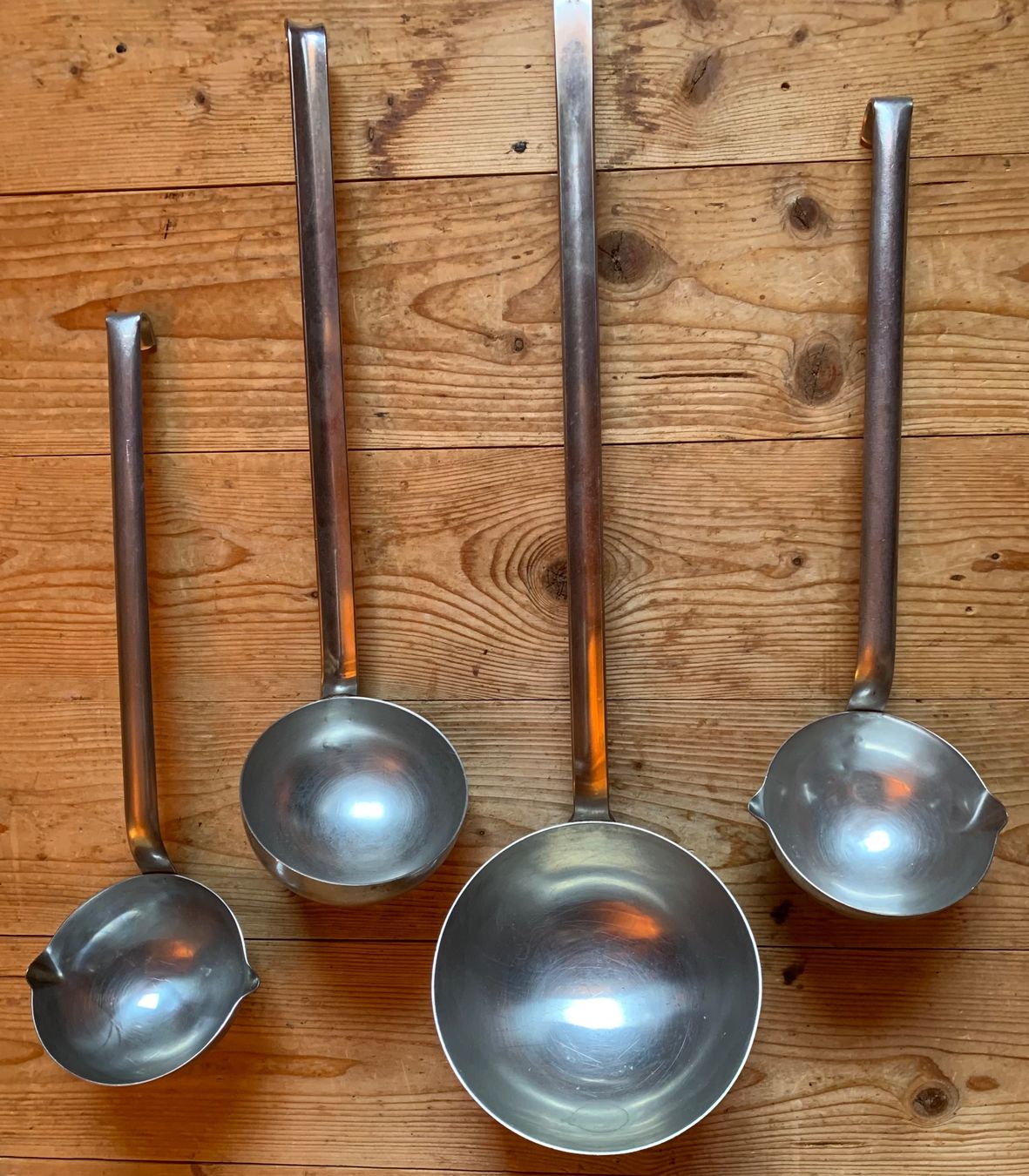 Cucchiai: 4 Schöpfkellen aus Festung der CH Armee – Usato da Goldingen venduto da Bergler012 1