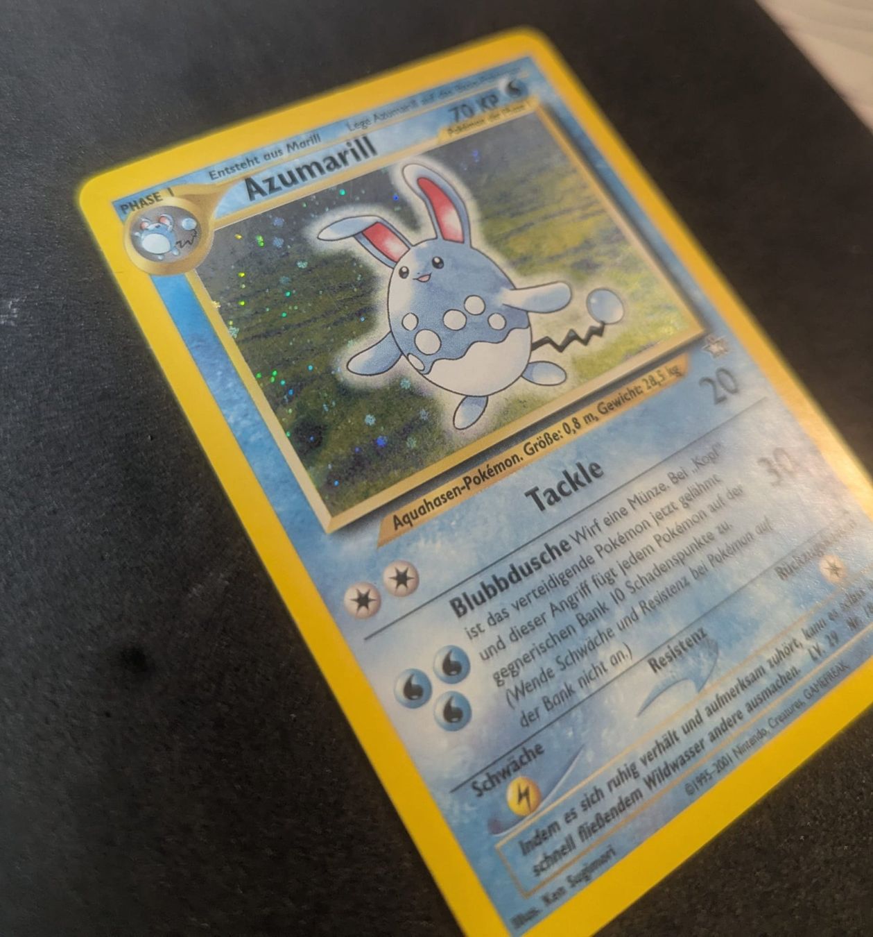 Pokémon Sammelbilder & Trading cards: Azumarill Holo Neo Genesis 2/111 DE – Gebraucht aus Zürich von printz7 2