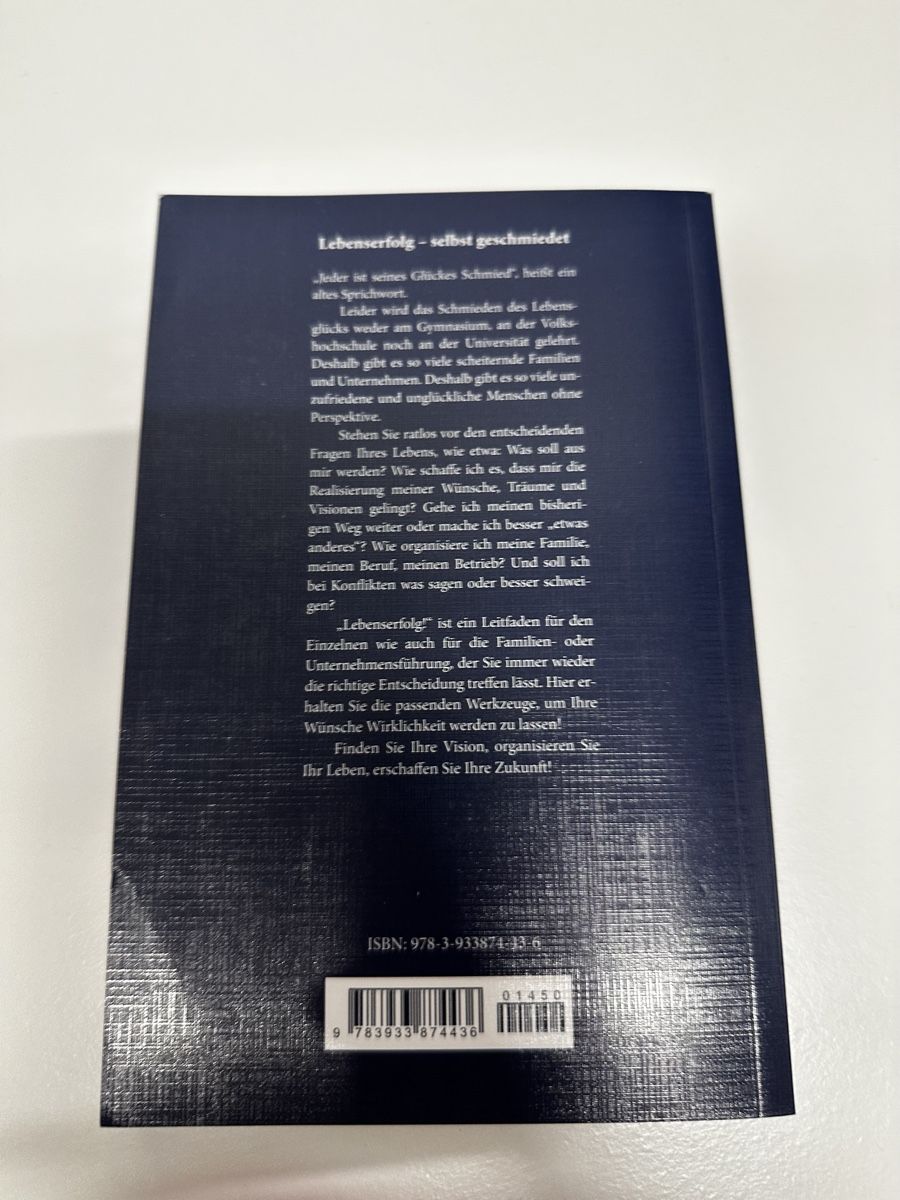 Bücher: Lebenserfolg Vision und Organisation Buch von Kramer – Gebraucht aus Eglisau von Brewster1 1
