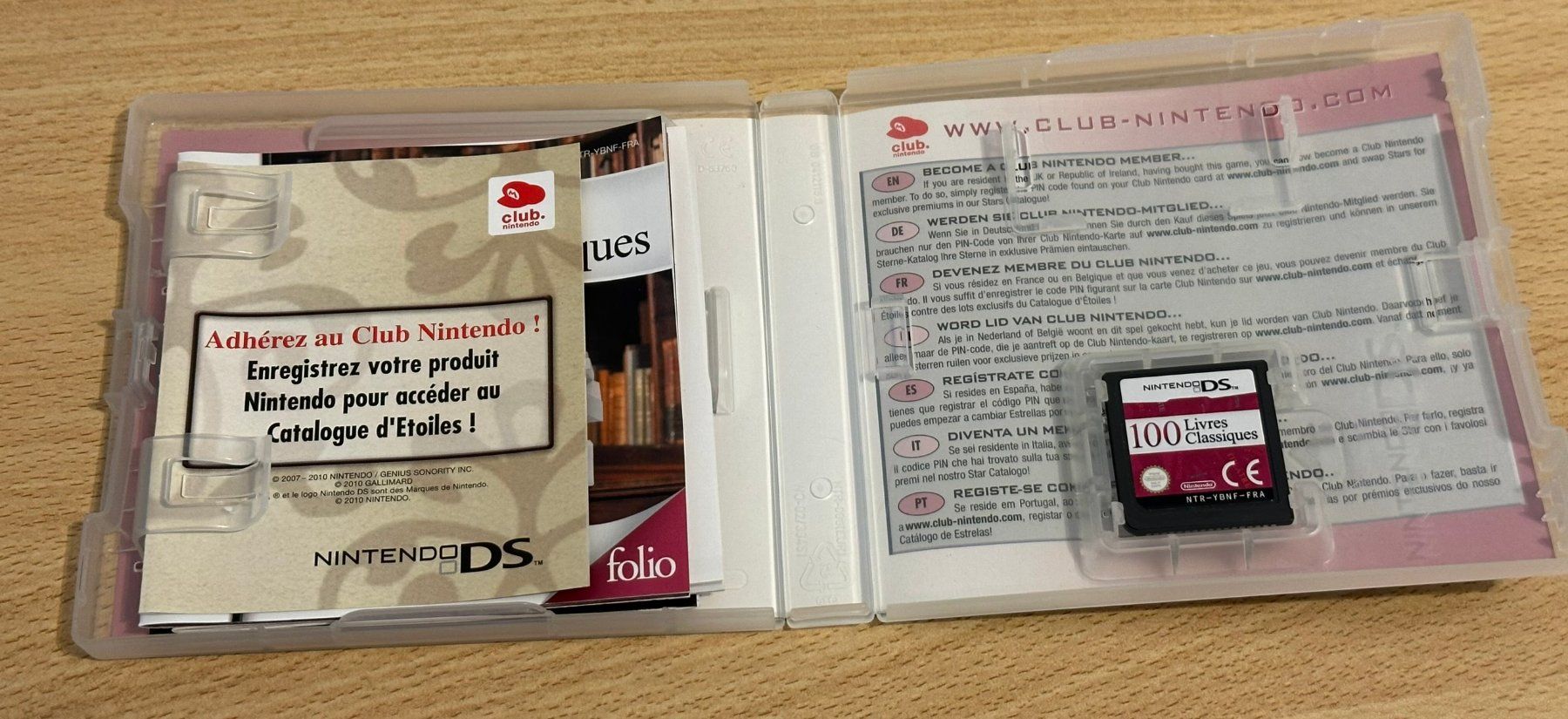 Giochi: Jeu "100 Livres Classiques" Nintendo DS – Nuovo (secondo la descrizione) da Lausanne venduto da SkySell 2