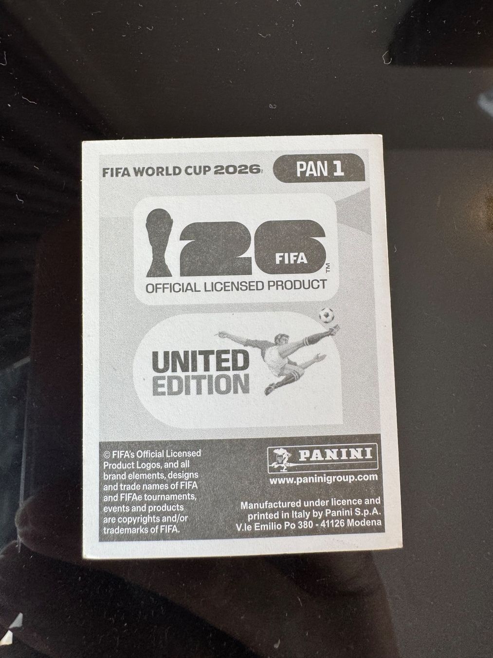 Panini Carte collezionabili: PAN 1 Panini FIFA World Cup 2026 – Nuovo e nell'imballaggio originale da Zürich venduto da wtpooh 1