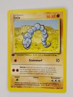 ⭐ Pokémon Base Set – Onix 1. Edition – Deutsch – WotC