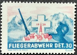 Soldatenmarke 2.WK, Flab Det 30, hellblau, Wi Flab 20