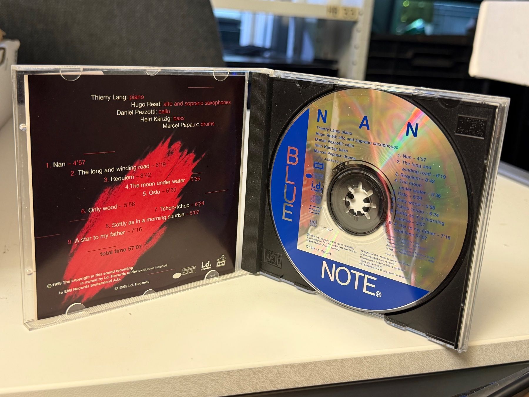 CD: Thierry Lang - Nan - SRA04A – Nuovo (secondo la descrizione) da Küsnacht ZH venduto da JazzRecords 2