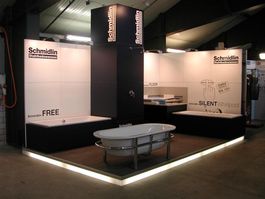Kompletter Messestand 30m2 gebraucht, inkl. Beleuchtung