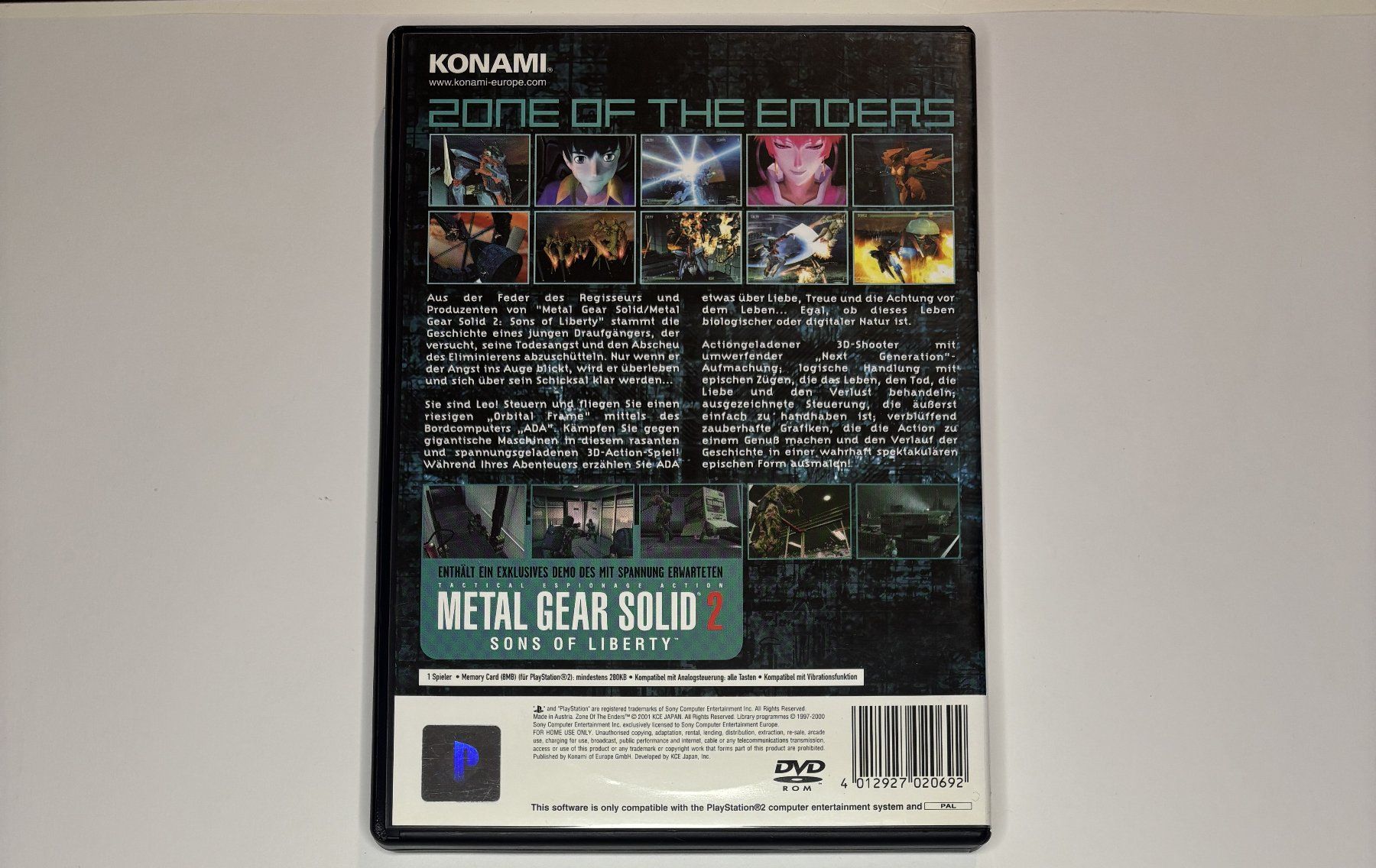 Spiele: PS2 - Zone of the Enders – Gebraucht aus Allschwil von Bullach 2