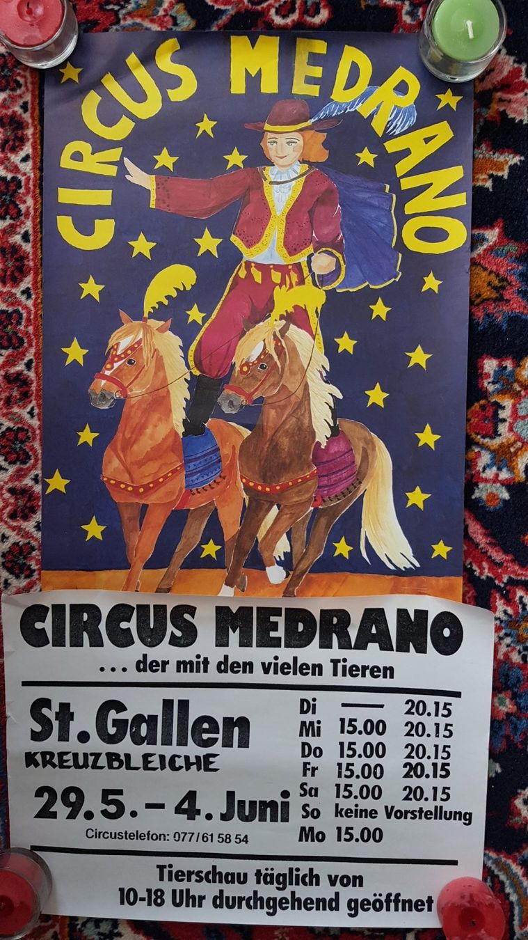Foto & Immagini: Plakat Zirkus 1980er – Usato da Mörschwil venduto da antiksalon 1