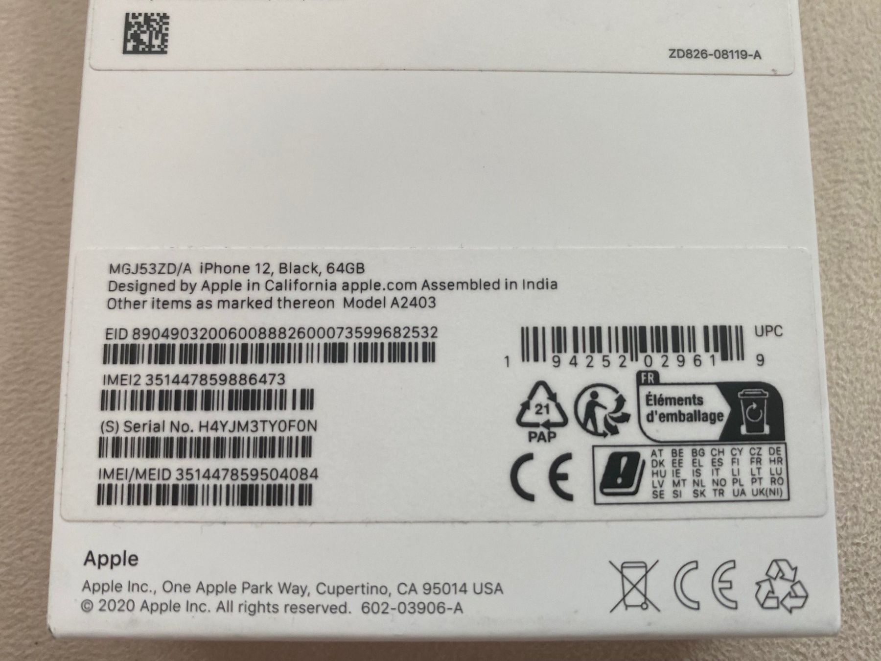 Apple Telefoni cellulari / Smartphones: Apple IPHONE 12 Black 64GB – Usato da Sirnach venduto da Archimede8 1